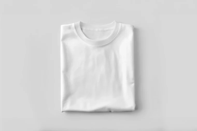 Free Folded T-Shirt Mockup