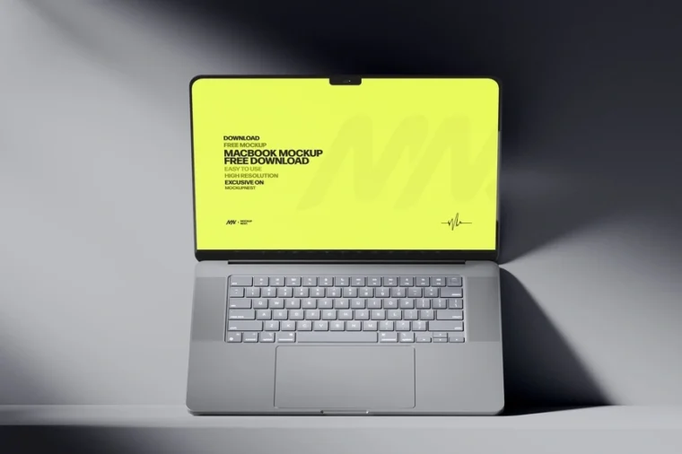 Free MacBook Pro Mockup