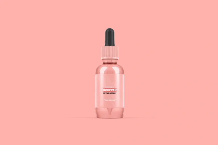 Serum Bottle Packaging Mockup