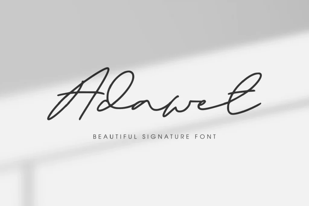 Adawet font