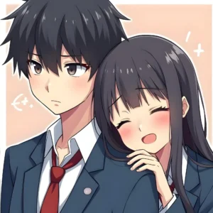 Anime Couple Love Wallpaper