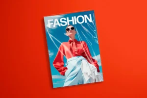 Realistic Free A4 Magazine Mockup