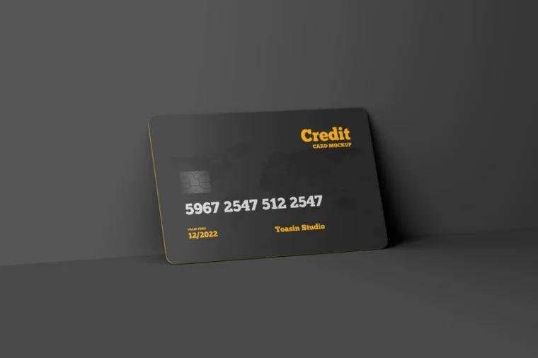 Free Credit Card PSD Mockup - Image 4