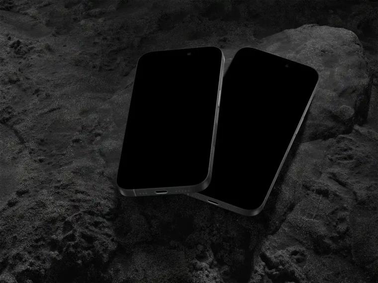 Free Aesthetic iPhone Screen Mockup