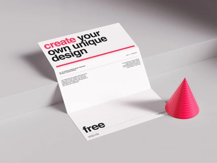 Free A4 Brand Paper Mockup