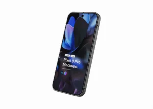 Realistic Google Pixel 9 Pro Mockup