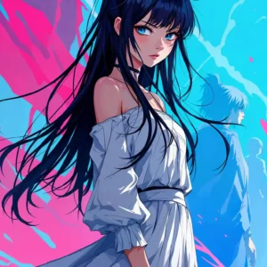 Long Hair Girl Anime Wallpaper