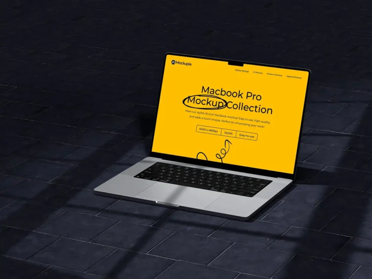 Free MacBook Pro Screen Mockup