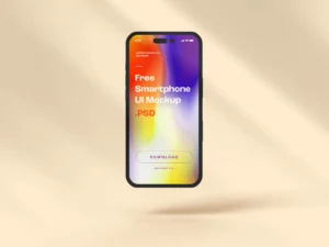 Free Smartphone UI Mockup PSD