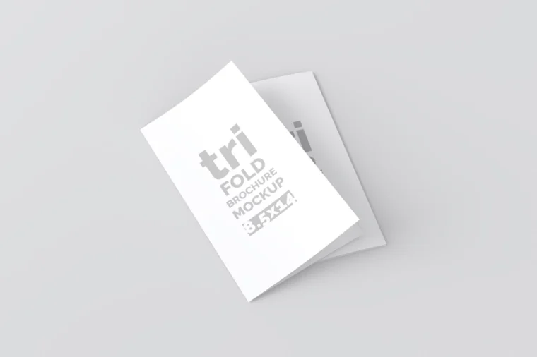 Professional Trifold Brochure Mockup