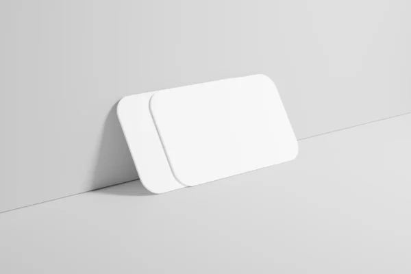 Round Corner Business Card Mockup