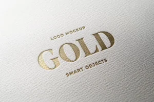 Emboss Gold Logo Mockup – Elevate Your Brand with Luxury