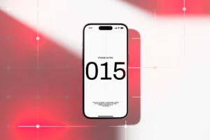 Free Realistic iPhone 15 Mockup