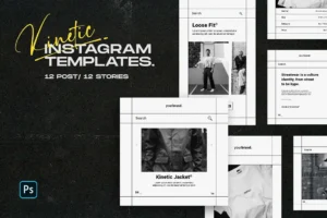 12 Elegant Instagram Templates