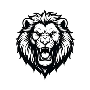 Lion Line Art: Perfect for Logos & T-Shirt Designs