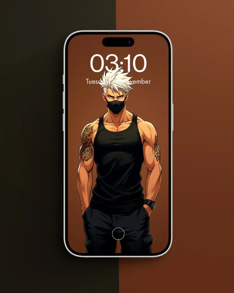 High Quality Muscular Anime Boy Wallpaper