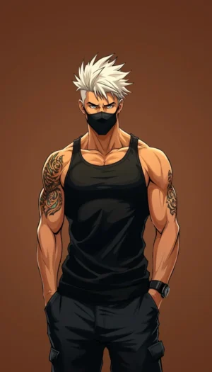 High Quality Muscular Anime Boy Wallpaper