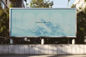 Realistic Outdoor Billboard Mockup