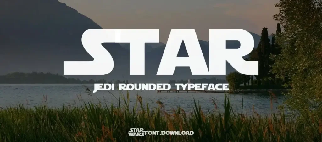 Star Jedi Rounded Font Family 