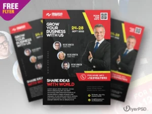 Free Business Seminar Advertising Flyer Template