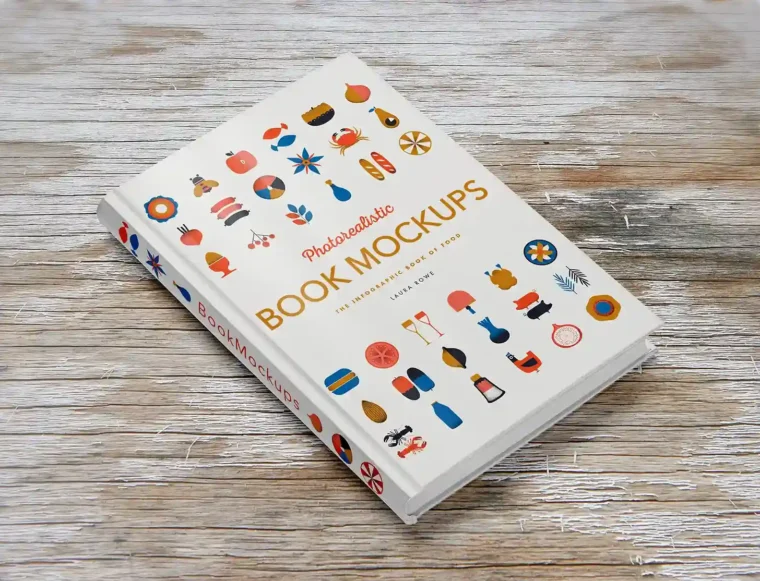 Free Hardcover Book Mockup