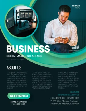 Free Business Flyer PSD Template