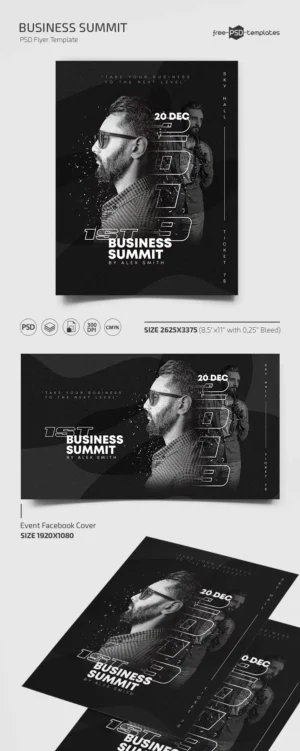 Free Business Typography Flyer Template