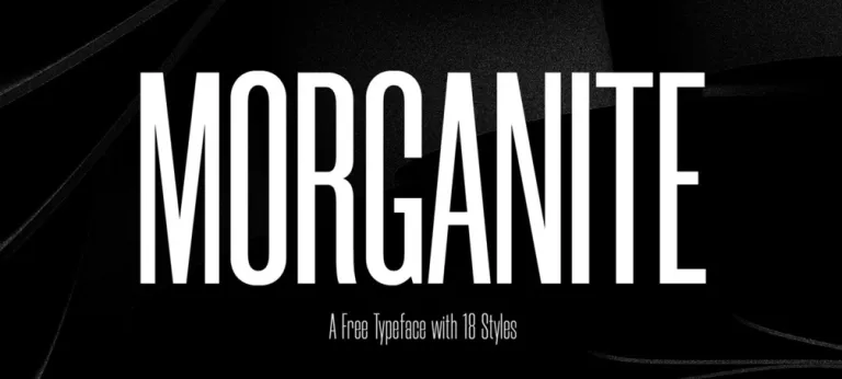 Morganite logo font