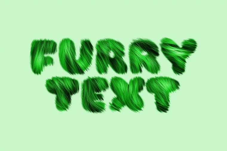 Free Soft Furry Text Effect