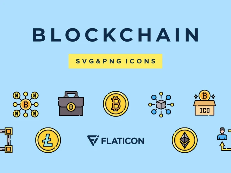 Free Crypto Blockchain Vector Icons