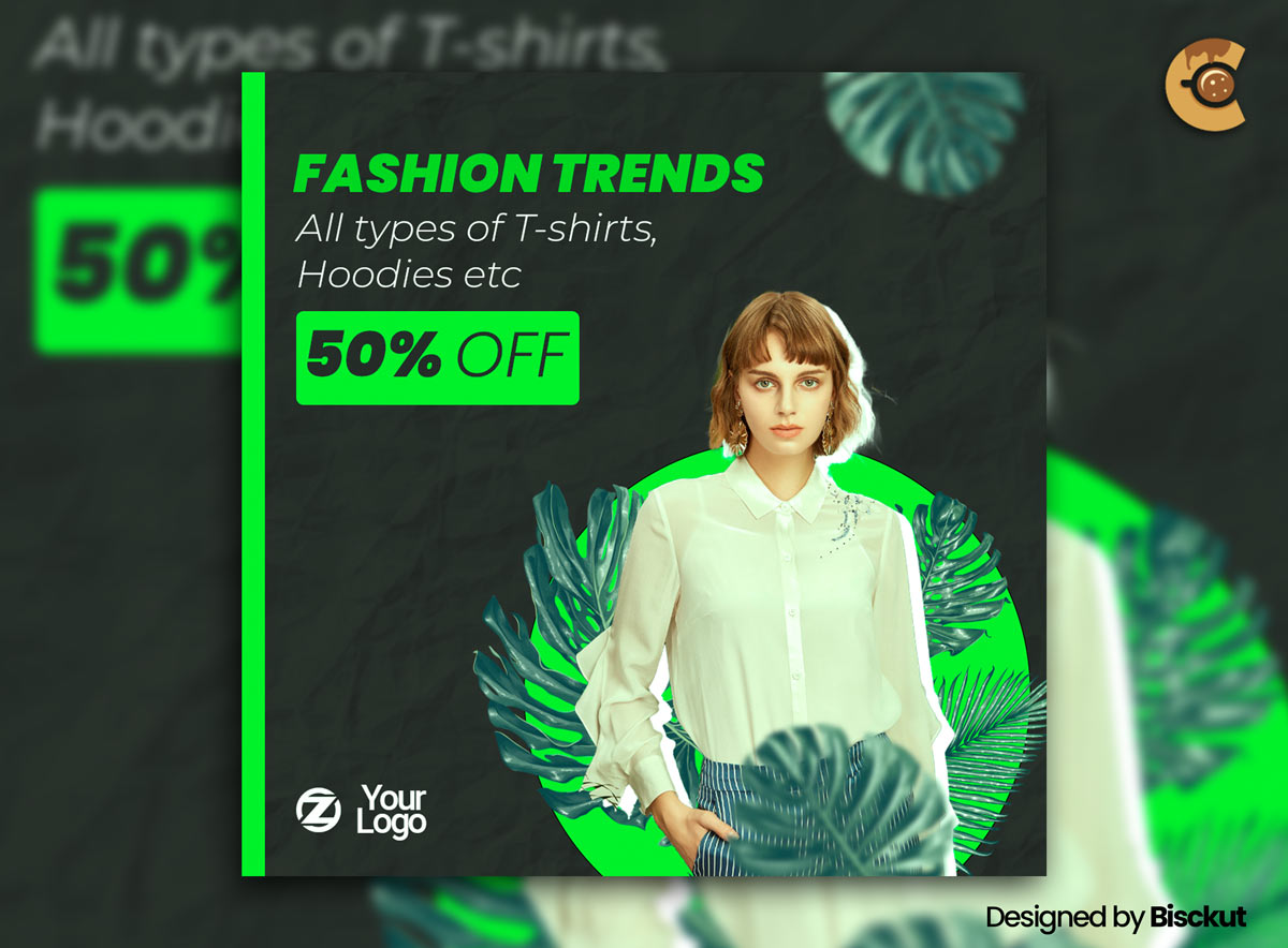 Apparel Promotional Flyer Template | Bisckut Stylish apparel promotional flyer template for fashion brands, boutiques, and clothing stores