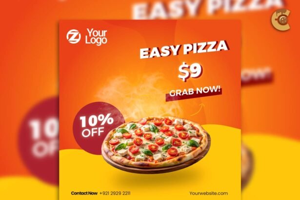 Free restaurant promotional flyer