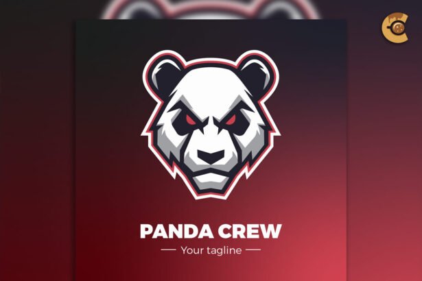 Free Mascot Panda Logo