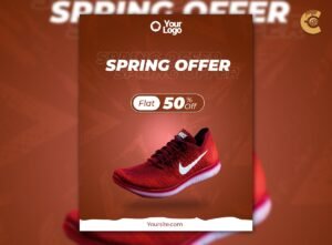 Footwear Flyer Template