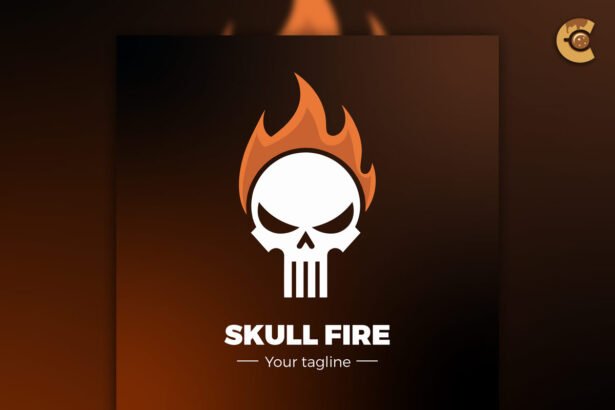 Skull Mascot Logo Template