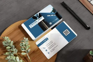 Modern Construction Business Card Template