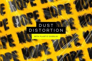 Free Dust Distortion Text Effect