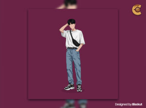 free fashion male vector illustration