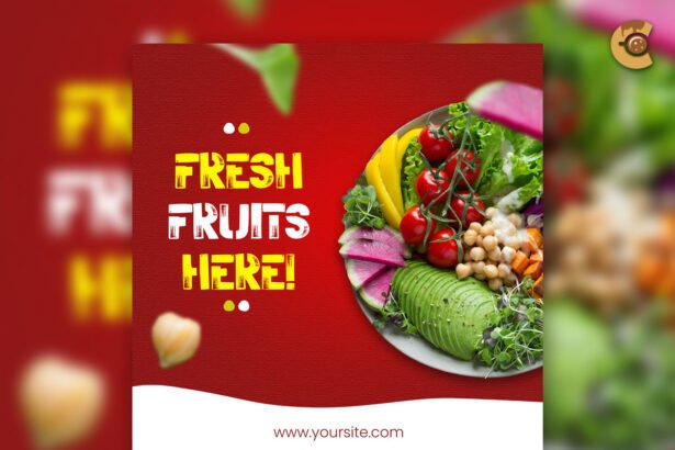 Free Organic Food Promotion Flyer