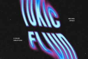 Free Melting Liquid Text Effect