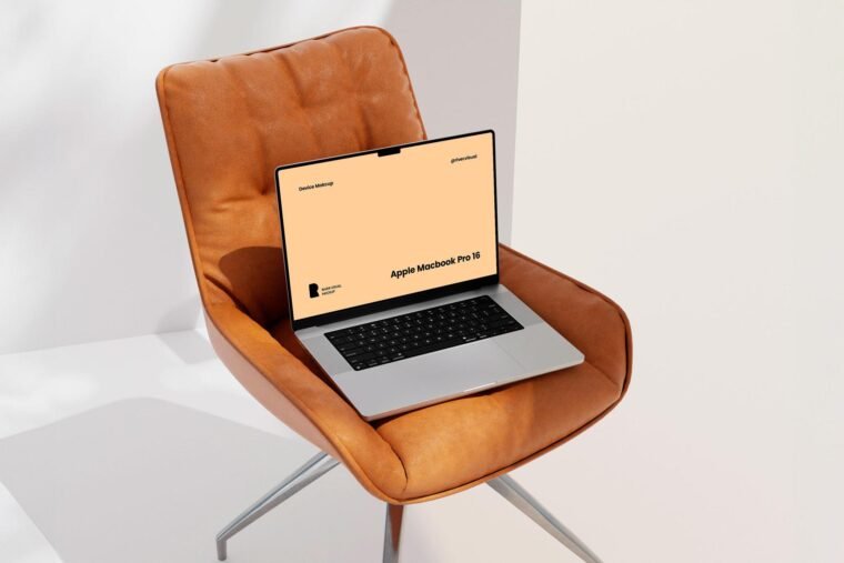 Chair MacBook Pro Mockup