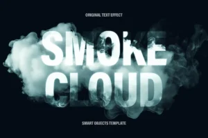 Smoke Clouds Text Effect