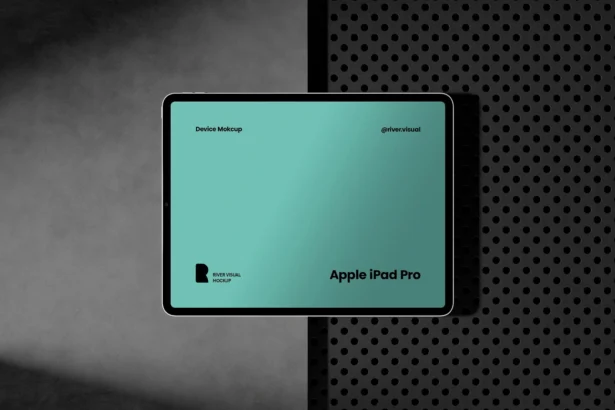 Steel & Concrete iPad Pro Mockup