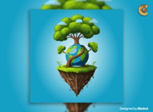 Eco-Friendly Earth Vector Illustration