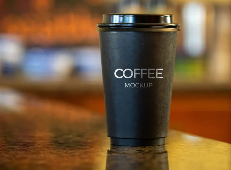 Free Coffee Cup Mockup – Realistic PSD for Branding Design - Image 2