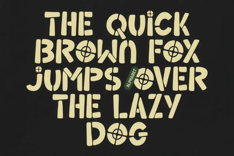 Groovy Riot — Stencil Handwritten Font - Image 2