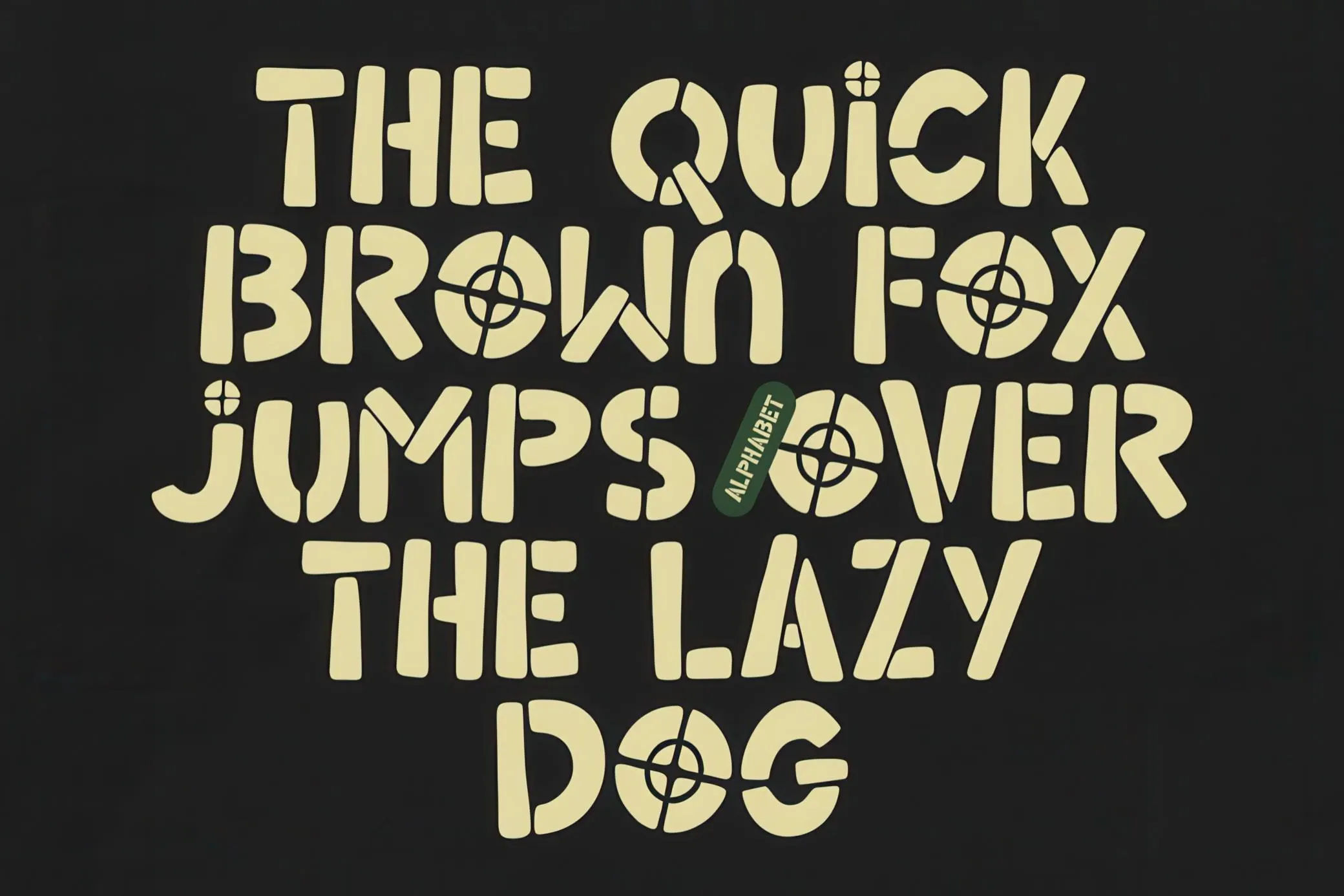 Groovy Riot — Stencil Handwritten Font | Bisckut Groovy Riot — Stencil Handwritten Font - Image 2