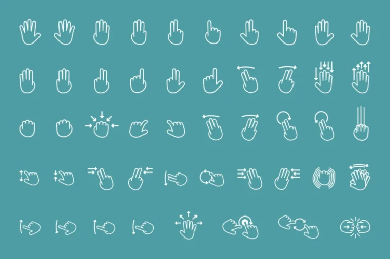 Free 100+ Touch Gesture Icons Download - Image 2