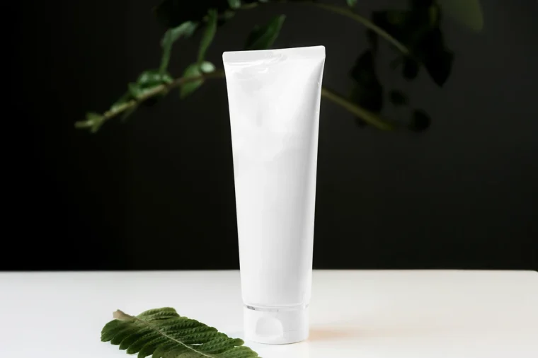 Free Big Cosmetic Tube Mockup Psd