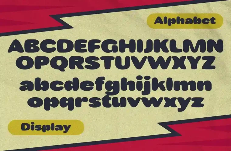 Bonaci Comic Font– Free Bold Display Typeface - Image 5